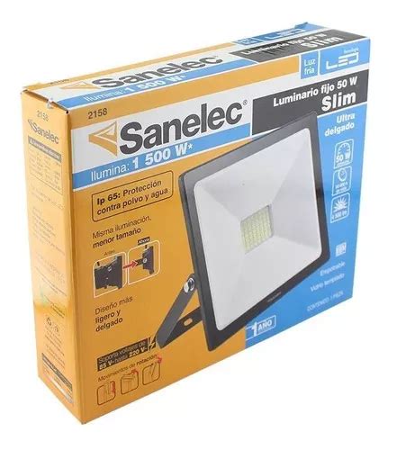 Reflector Led 50w Potente Iluminación Slim MercadoLibre