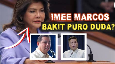 Imee Marcos Bakit Laging Duda Youtube