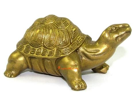 Brass Feng Shui Tortoise Figurine Fengshui Turtle