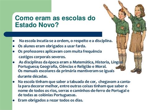 As Diferenças Na Educação No Estado Novo Para