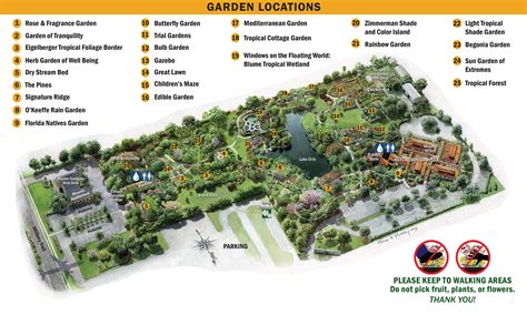 Garden Map - Mounts Botanical Garden of Palm Beach County