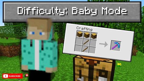 Minecraft Durchspielen Aber Im Baby Mode Sorry Das Der Endkampf Nicht