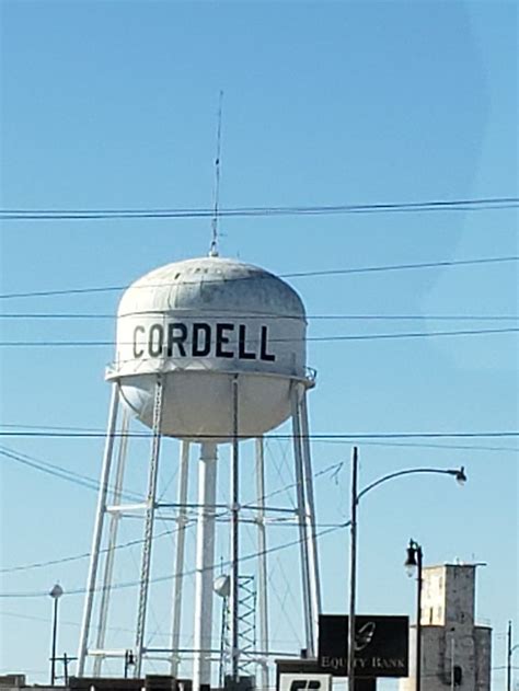 Cordell Ok Water Tower Tower Water