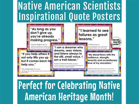 Native American Heritage Month Posters for the Classroom With ...