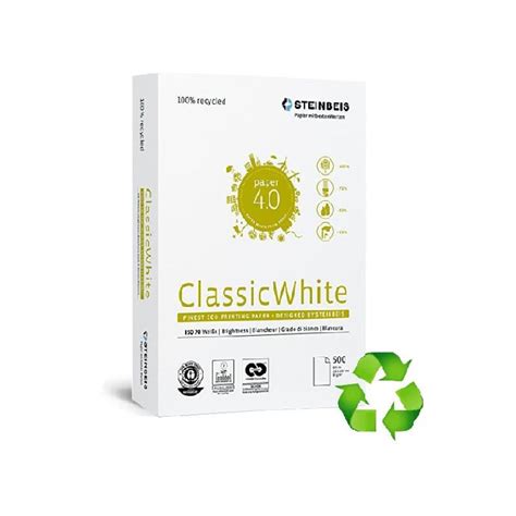 Papel A4 Reciclado Steinb Classic White A4 80 Grs