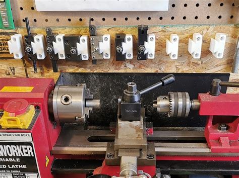 Mini Lathe Quick Change Tool Holder Wall Mount by InducedRug | Download ...