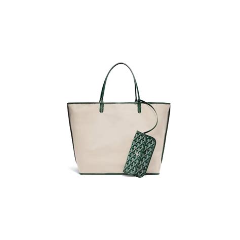 Goyard Saint Louis Tote GM GreenGoyard Saint Louis Tote GM Green OFour