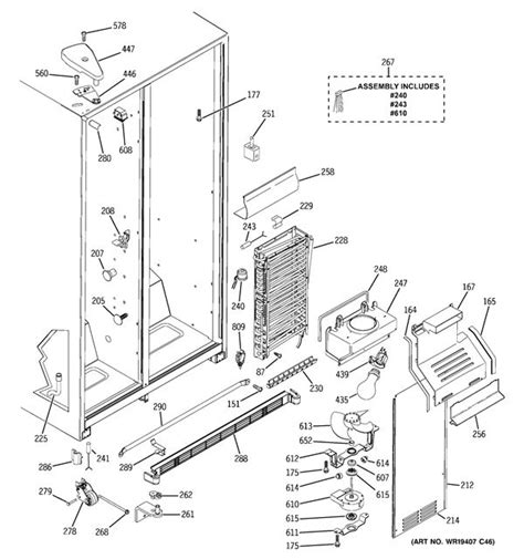 Ge Refrigerator Parts Diagram