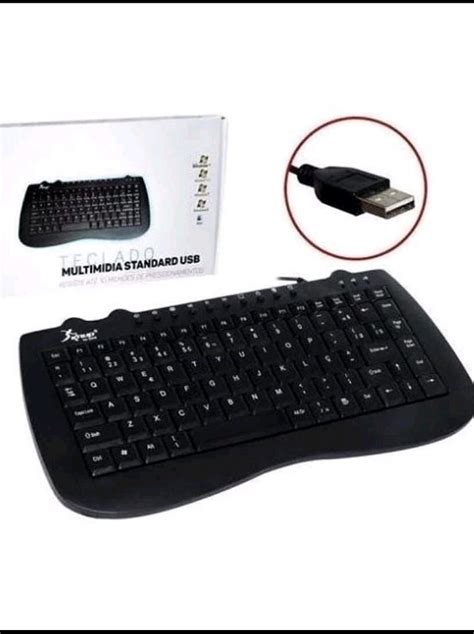 Teclado Fio Standard Usb Knup Kp 2008 Compacto Tc500 CLICK