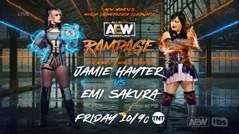 All Elite Wrestling Anuncia La Cartelera Del De Enero De Aew Rampage