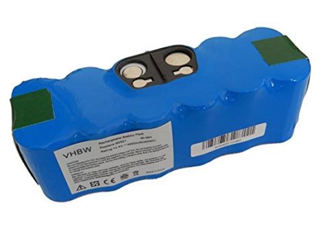 vhbw Batería Ni MH 4500mAh 14 4V para aspirador robot aspirador