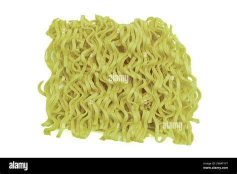 Dry Instant Noodles Isolated On A White Background Ramen Noodles Top