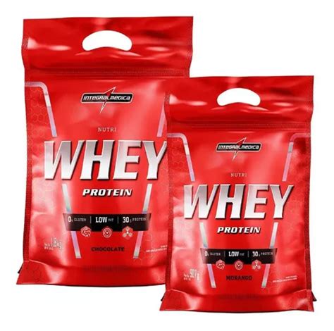 Combo 3x Nutri Whey Refil 907g Chocolate Integralmedica Mercadolivre