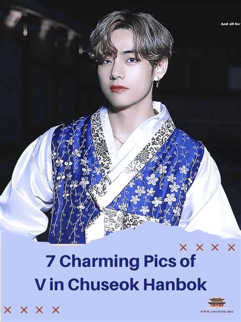 7 Charming Pics Of Bts V In Chuseok Hanbok Chuseok 2024