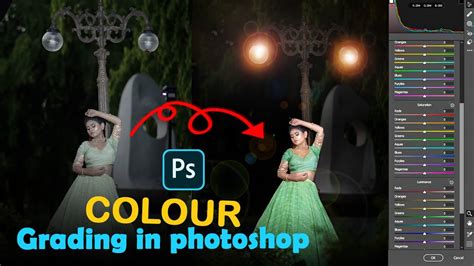 Color Grading With Camera RAW Adjustment Layers Photoshop The HT