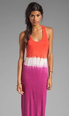 Trina Turk Tie Dye Jersey Carly Maxi Dress In Piping Hot Orchid In