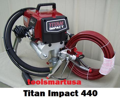 Titan 440 IMPACT Airless Paint Sprayer 440i New 805 015 EBay