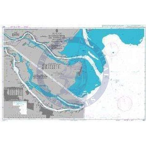 British Admiralty Nautical Chart 2807: Savannah River and Approaches i - Amnautical