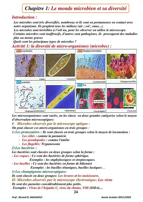 Le Monde Microbien Svt Eme