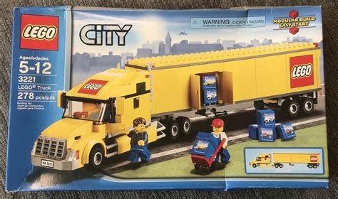 Lego 3221 CITY Truck Yellow 18 Wheeler Truck Brand New Sealed