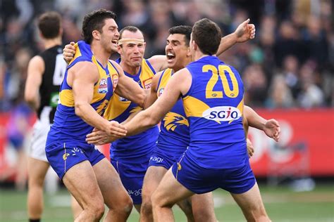 West Coast Eagles Win Afl Grand Final Against Collingwood Magpies At