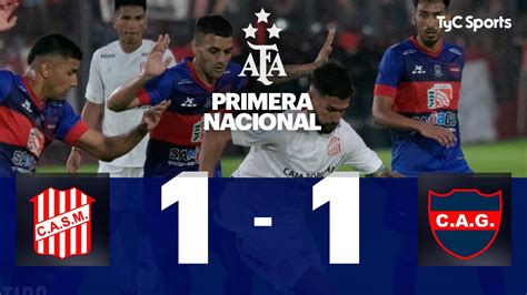 San Martín T 1 1 Atlético Güemes SdE Primera Nacional Fecha 35