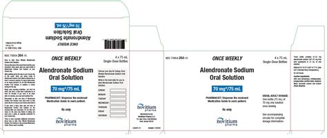 Alendronate Oral Solution Package Insert