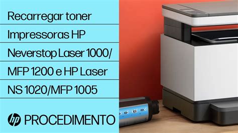 Recarregar Toner Impressoras HP Neverstop Laser 1000 MFP 1200 E HP