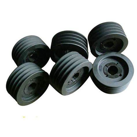 Large Cast Iron V Belt Pulley Wheel European Standard For Manufacturing