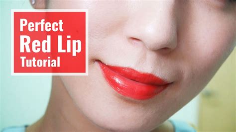 完美紅唇教學 Perfect Red Lip Tutorial ♥ Nancy Youtube