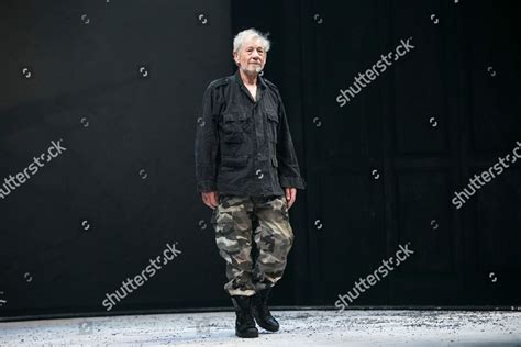 Sir Ian Mckellen King Lear During Editorial Stock Photo - Stock Image ...