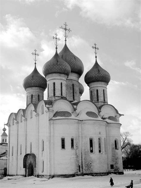 Софийский собор в новгороде черно белое - 91 фото