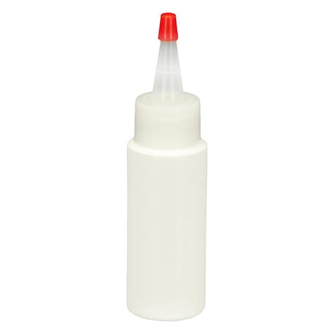 Oz White Hdpe Cylindrical Sample Bottle With Natural Yorker