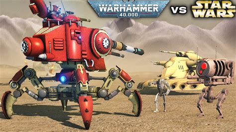 Adeptus Mechanicus Vs Cis Battle Droids Warhammer K Vs Star Wars