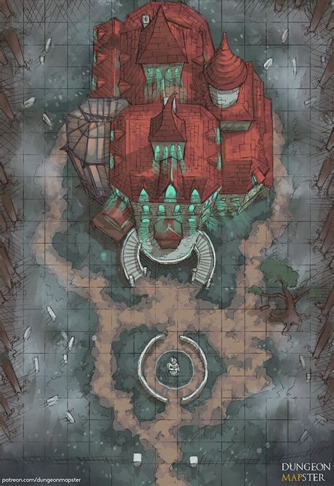 Haunted Mansion Maps, Ryan Smith | Dnd world map, Fantasy map, Dungeons and dragons homebrew