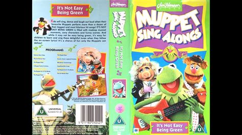 Muppet Sing Alongs Its Not Easy Being Green 1995 Uk Vhs Youtube