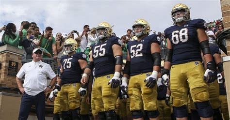 Brian Kelly Talks Virginia Tech And Notre Dame’s Quarterback Situation One Foot Down