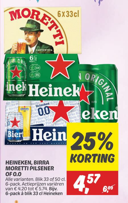 Heineken Blikje Bier Folder Aanbieding Bij Dekamarkt Details