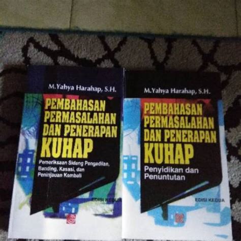 Jual PEMBAHASAN PERMASALAHAN DAN PENERAPAN KUHAP Edisi 2 2 Buku