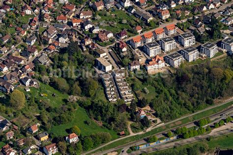 Luftaufnahme Gernsbach Wohngebiet Mischbebauung Der Mehr Und