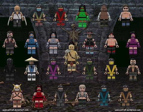 Lego Mortal Kombat Minifigures by seancantrell on DeviantArt