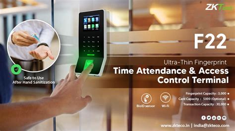 Zktecozkteco F22 Fingerprint Time Attendance And Access 42 Off