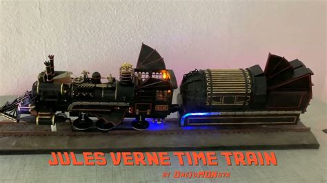 3d Printed Back To The Future Jules Verne Time Train With Lights And