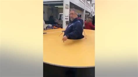 Man At Italian Market Spotted Wearing Social Distancing Doughnut Amid