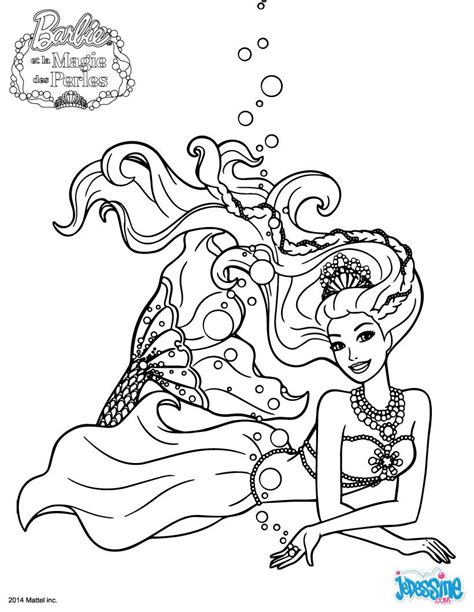 Barbie Sirene Coloriage Imprimer idées de coloriage