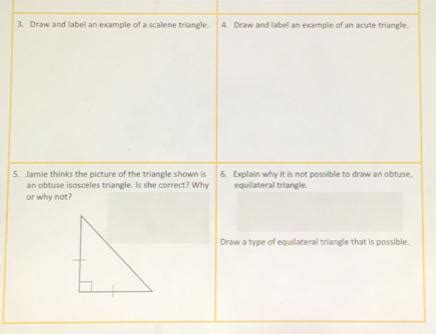 Draw And Label An Example Of A Scalene Triangle Draw And Label