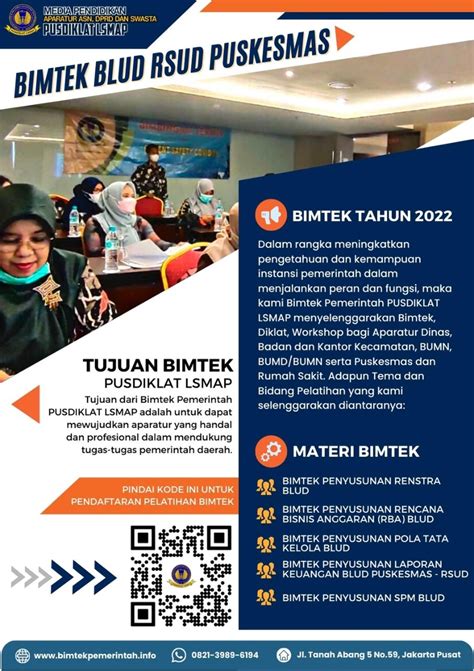 JADWAL BIMTEK PUSKESMAS BLUD RSUD BLUD TAHUN 2022 2023