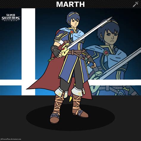 Ssbu Marth By Grasonpane On Deviantart