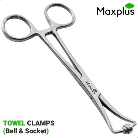 Towel Clamp Forceps Ball Socket Stainless Steel Surgical