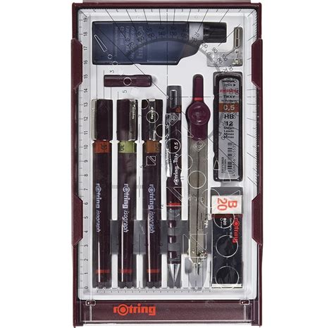 Rotring ROtring Isograph Technical Pen Master Set 3 Fineliners 1mm